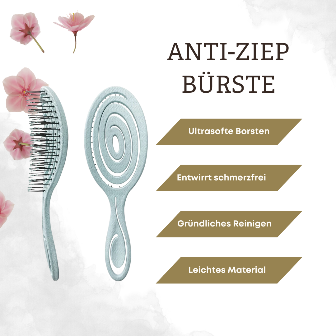 Bürste ohne Ziepen / schmerzfreies Kämmen (3er Set)